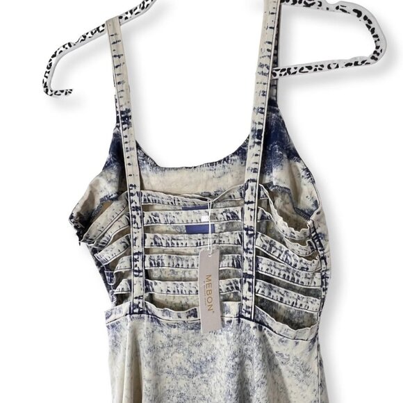 [[ MEBON by MACHINE JEANS ]]  NWT! : Cage Back Fit & Flare Stretch Dress :: Lg - Picture 5 of 9